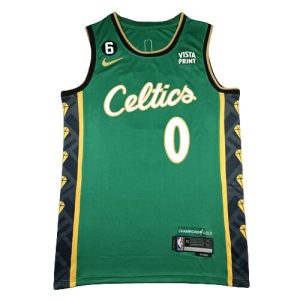 Boston Celtics Canotta Verde/Nera 0 TATUM