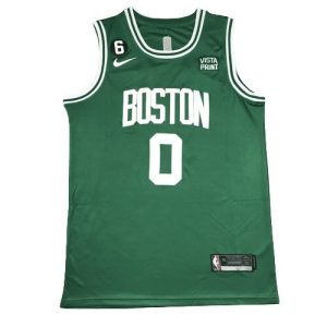 Boston Celtics Canotta Verde 0 TATUM