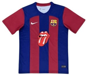 Barcellona Maglia Home 23/24 Special Version Rolling Stones