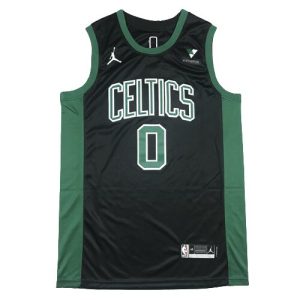 Boston Celtics Canotta Nera 0 TATUM