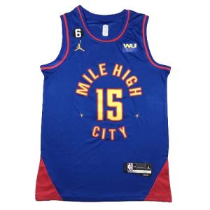 Denver Nuggets Canotta Blu 15 JOKIC