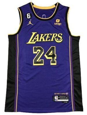Los Angeles Lakers Canotta Viola/Nera 24 BRYANT