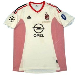 Milan Maglia Away Finale Champions Manchester 2003