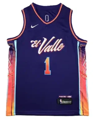 Phoenix Suns Canotta Viola City Edition 1 BOOKER