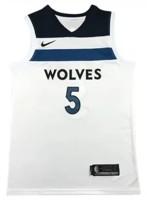 Minnesota Timberwolves Canotta Bianca 5 EDWARDS