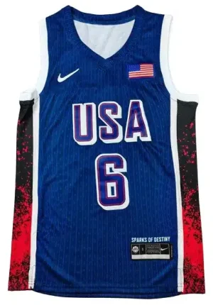 Team USA Canotta Blu 2024 6 JAMES