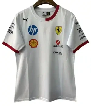 Maglia F1 Ferrari 2025 Bianca