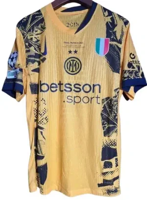Inter Maglia terza Player Version 24/25 Finale Champions Monaco 2025 Vs. PSG