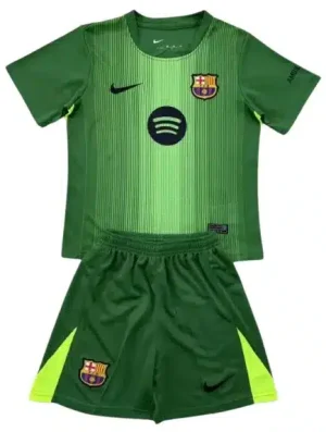 Barcellona Completino Kit Portiere 25/26 Adulto/Bambino Verde