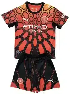 Manchester City Completino Kit Portiere 26/27 Adulto/Bambino Arancio