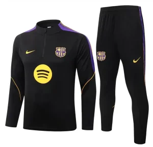 Barcellona Tuta Allenamento Adulto nero viola