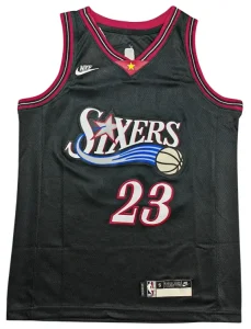 Philadelphia 76ers Canotta City Edition nera 23 JAMES