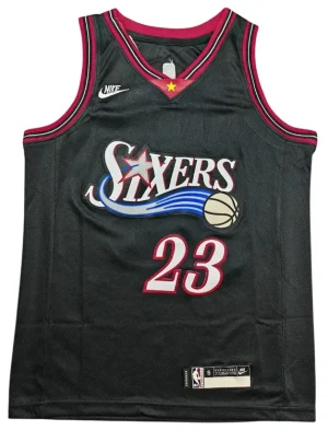 Philadelphia 76ers Canotta City Edition nera 23 JAMES